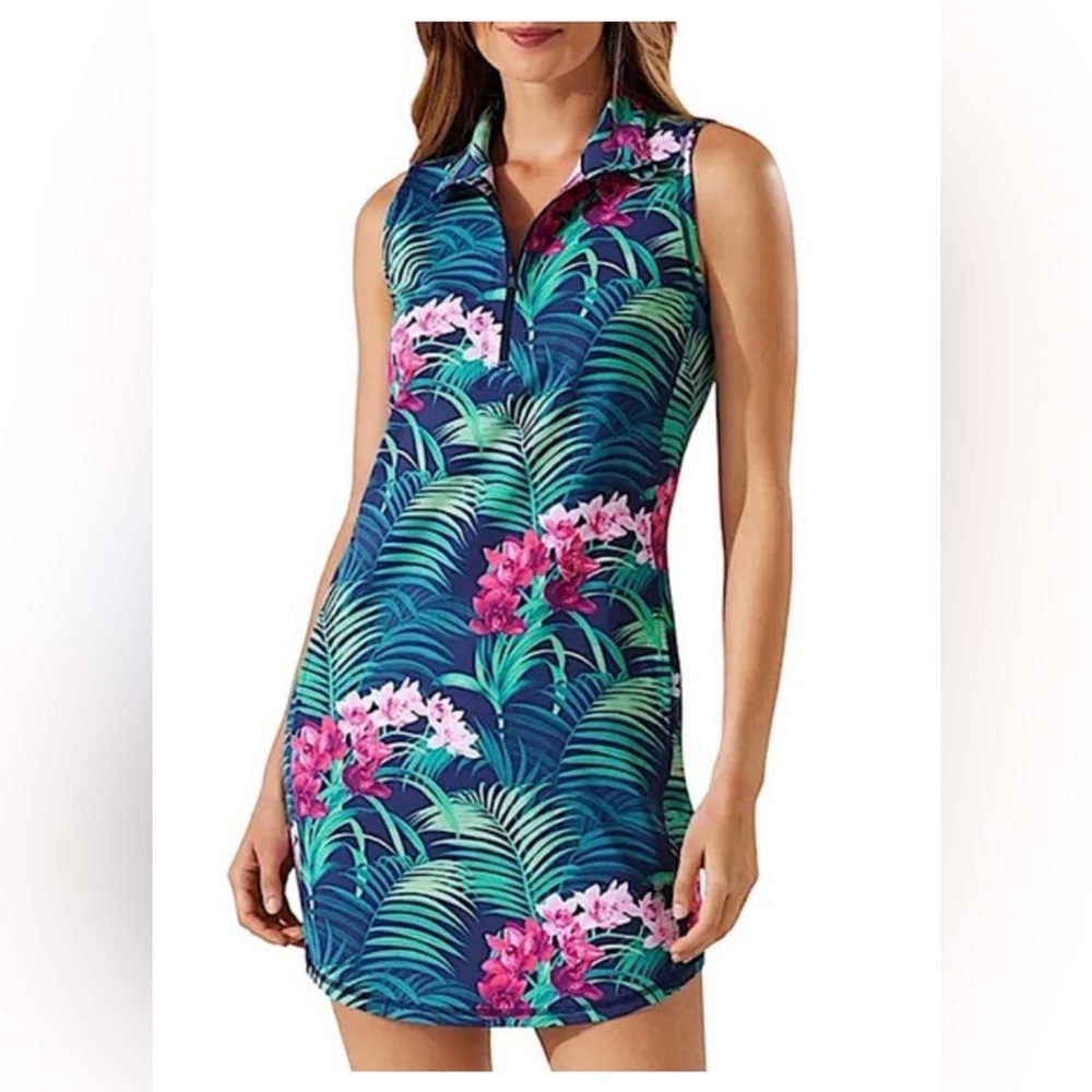 TOMMY BAHAMA: Florida Fauna Island Zone Dress Large NWT